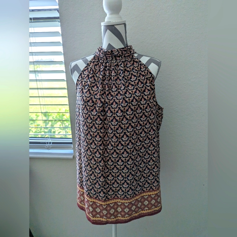 Limited Americana Print Halter Style Top